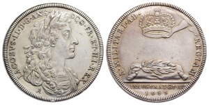 Great Britain. Stuart, James II AR Coronation Medal.
