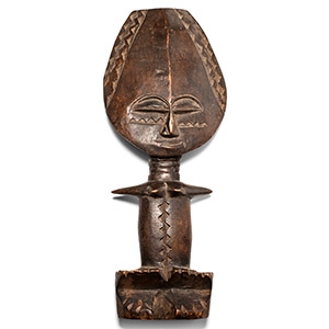 African Wooden Akuaba Doll Fertility Figure