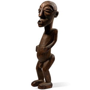 African Wooden Fertility Figure