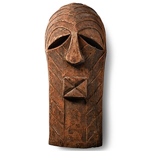 African Wooden Ceremonial Face Mask