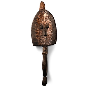 African Wooden Ceremonial Face Mask