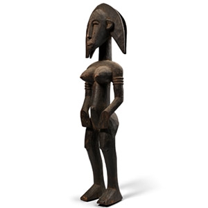 African Wooden Ancestor Figure