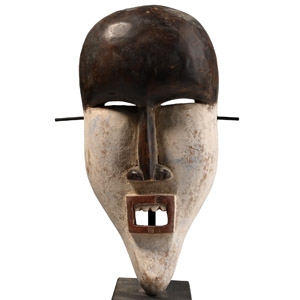 African Wooden Ceremonial Face Mask