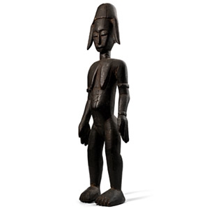 African Wooden Ancestor Figure