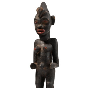 African Wooden Tugubele Figure