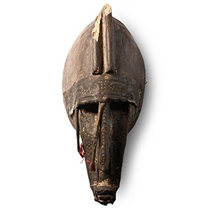 African Wooden Ceremonial Face Mask