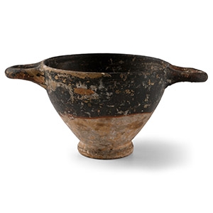 Greek Black Ware Skyphos