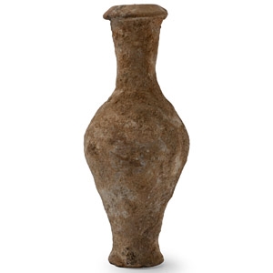 Hellenistic Terracotta Spindle Flask