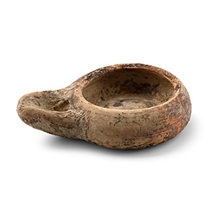Greek Terracotta Oil Lamp