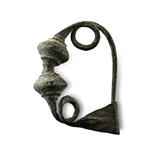Greek Bronze Bow Brooch