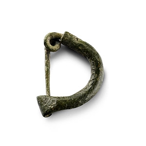 Greek Bronze Bow Brooch