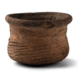 Thai Basket-Shaped Terracotta Vessel