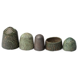 Medieval Bronze Thimble Collection