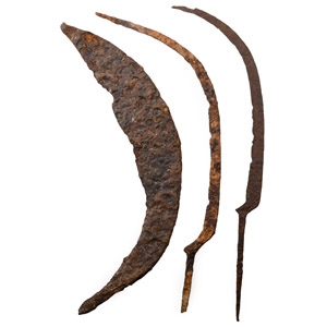 Medieval Iron Scythe Group