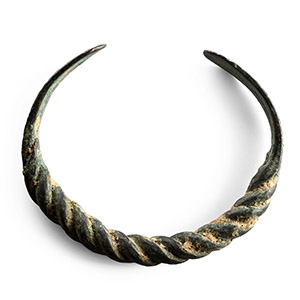 Viking Age Bronze Decorated Bracelet