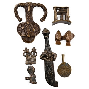 Ashanti Bronze Gold Weight Collection