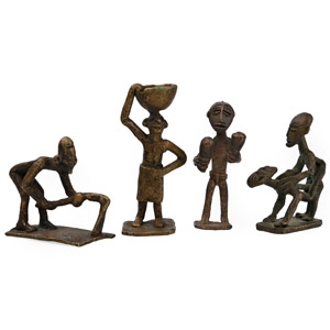 Ashanti Bronze Gold Figural Weight Collection