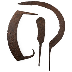 Medieval Iron Scythe Collection