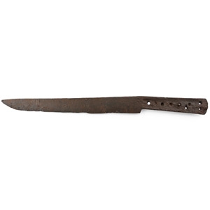 Medieval Iron Single-Edged Dagger