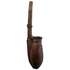 Central African Clay Smoking Pipe
