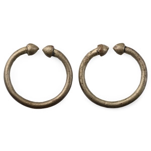 African Brass Kano Bracelet Pair