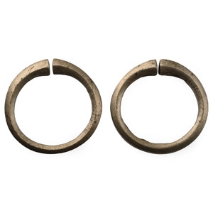 African Brass Kano Bracelet Pair