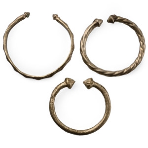Tuareg Manilla Bronze Slave Bracelet Group