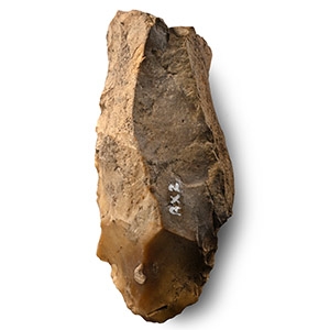 Stone Age Knapped Flint Axehead