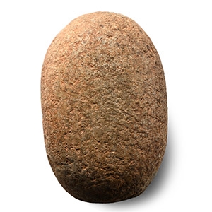Large Stone Age Tenerian Pecked Hammer Stone