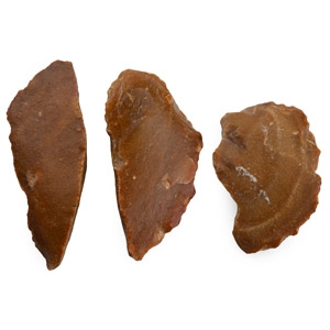 Acheulian Knapped Scraper/Knife Group.