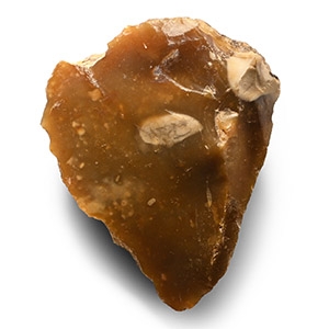 Clactonian Knapped Homo Heidelbergensis Proto Handaxe
