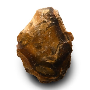 Stone Age Clactonian Knapped Homo Heidelbergensis Proto Handaxe