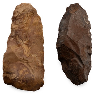 Stone Age Tenerean Knapped Flint Knife Group