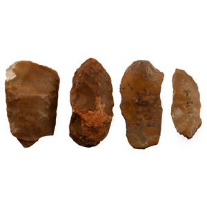 Stone Age Knapped Scraper Collection