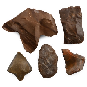 Stone Age Knapped Tool and Arrowhead Collection