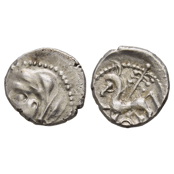Celtic Central Gaul. Bituriges Cubi AR Quinarius.