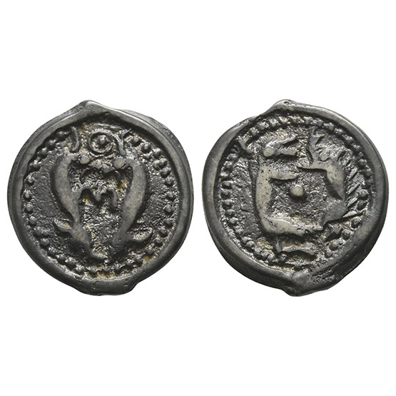 Celtic Northeast Gaul. Suessiones Potin Cast Unit.