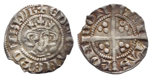 England. Plantagenet, Edward I AR Halfpenny.