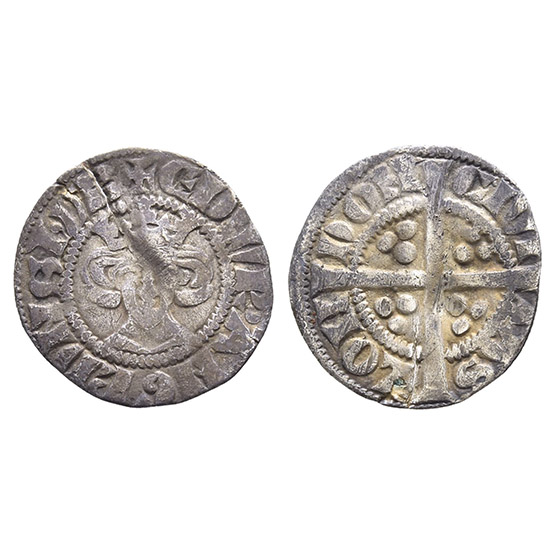 England. Plantagenet, Edward I AR Halfpenny.
