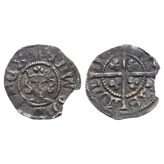 England. Plantagenet, Edward III AR Halfpenny.