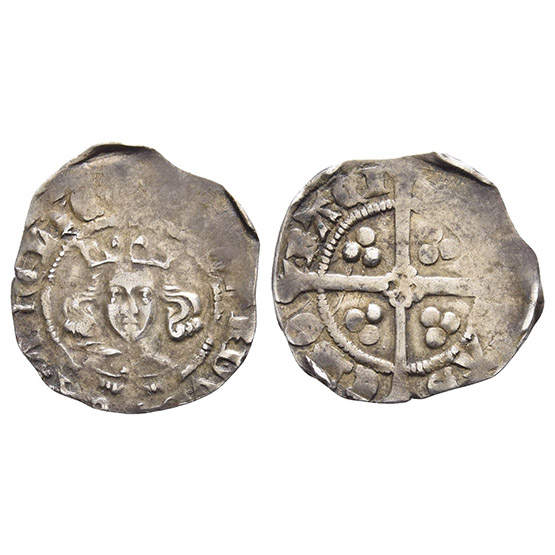 England. Plantagenet, Richard II AR York Penny.