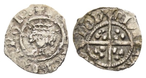 England. Lancaster, Henry VI AR Halfpenny.