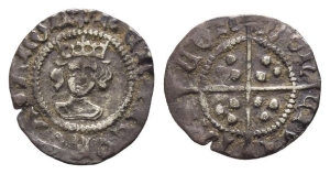 England. Lancaster, Henry VI AR Halfpenny.
