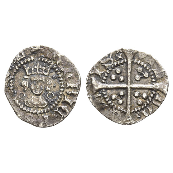 England. Lancaster, Henry VI AR Halfpenny.