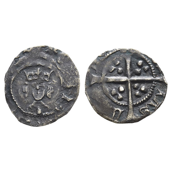 England. Lancaster, Henry VI AR Halfpenny.