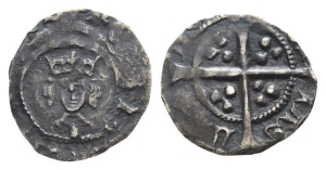 England. Lancaster, Henry VI AR Halfpenny.