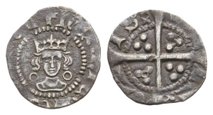 England. Lancaster, Henry VI AR Halfpenny
