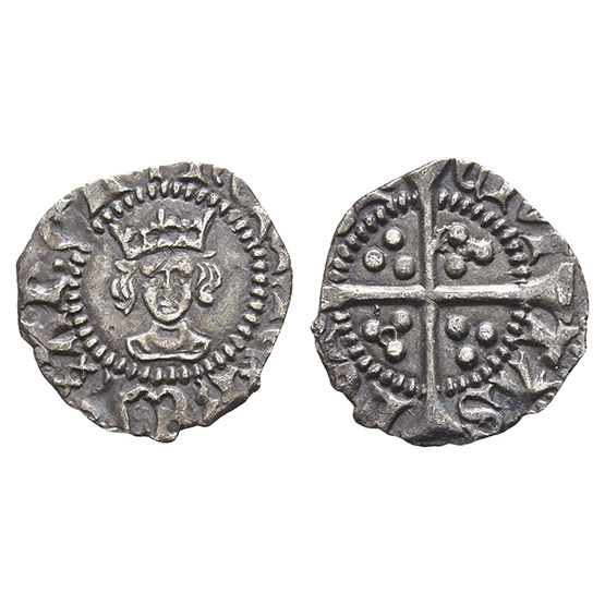 England. Lancaster, Henry VI AR Halfpenny.