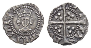 England. Lancaster, Henry VI AR Halfpenny.