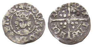 England. York, Edward IV AR Halfpenny.